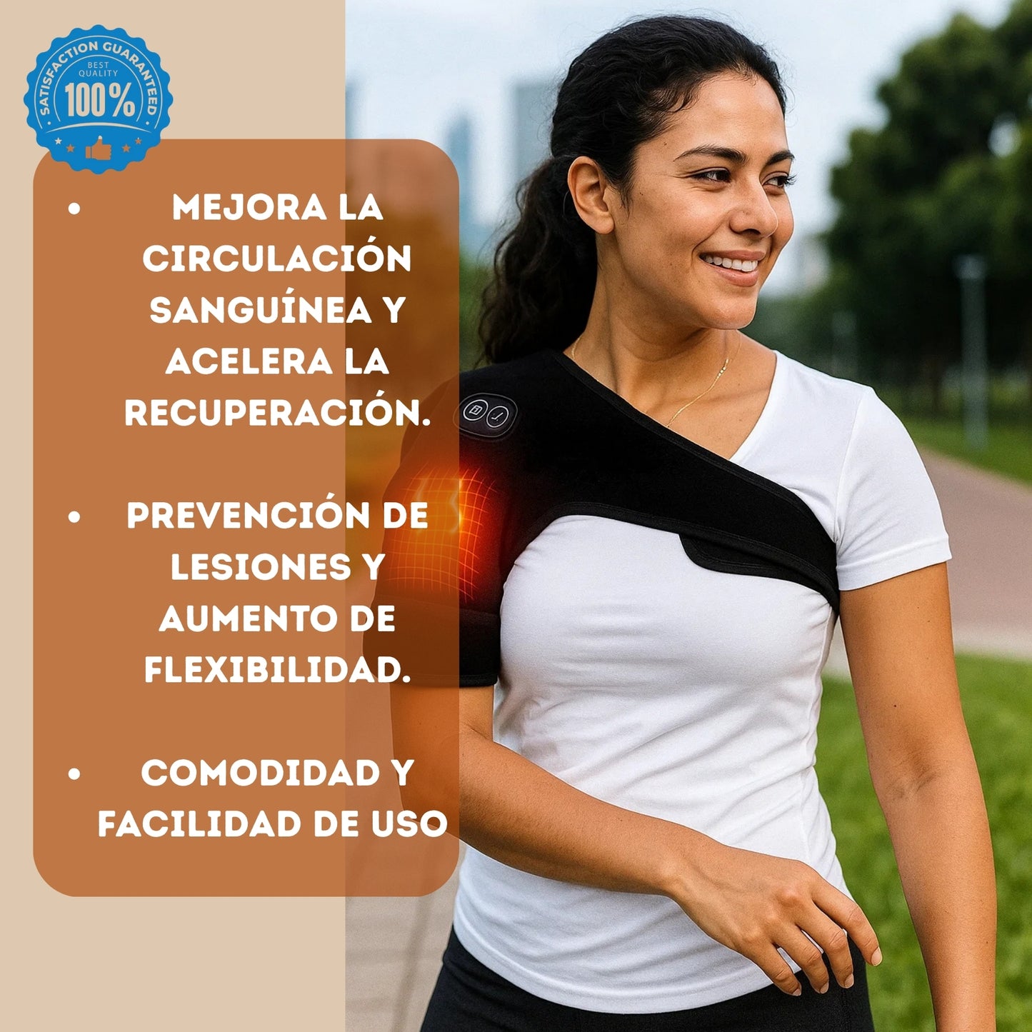 Hombrera Térmica en 2 Botones + Envío Gratis