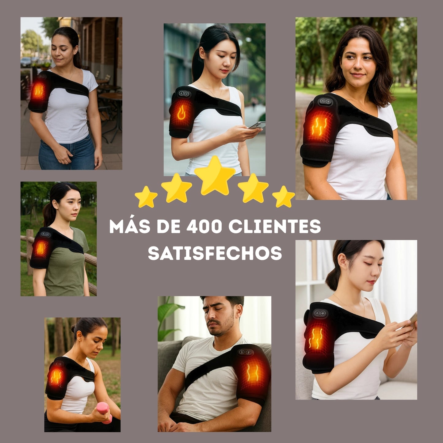 Hombrera Térmica en 2 Botones + Envío Gratis