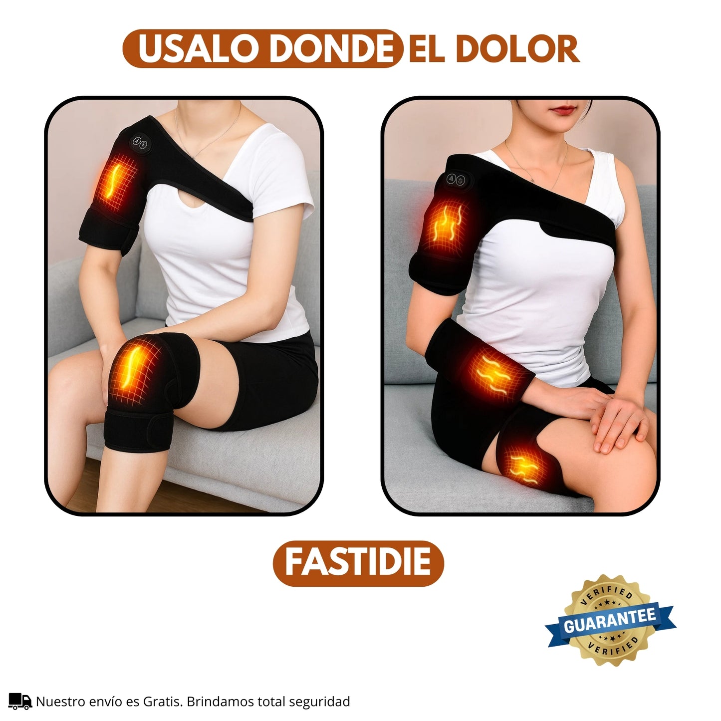 Hombrera Térmica en 2 Botones + Envío Gratis