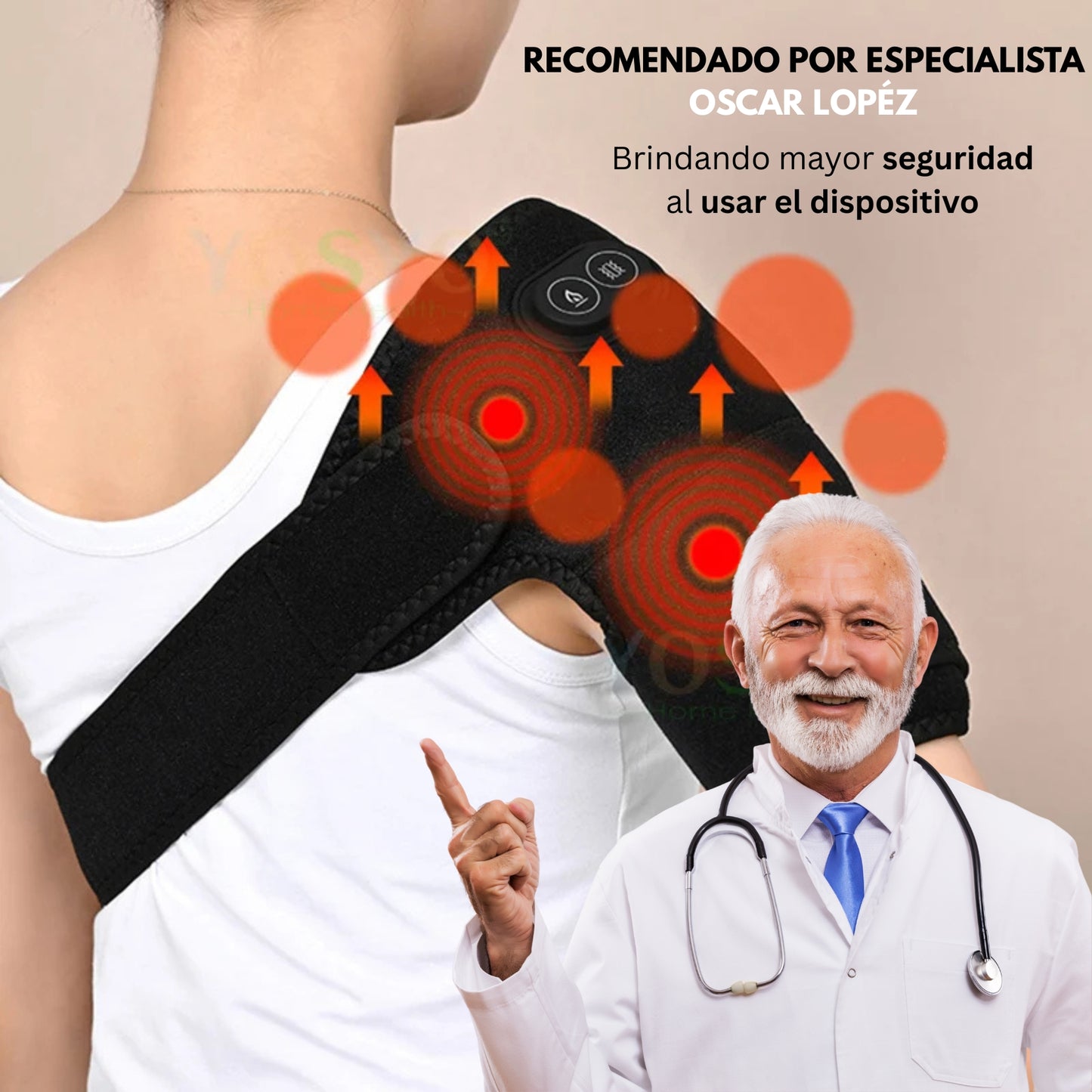 Hombrera Térmica en 2 Botones + Envío Gratis